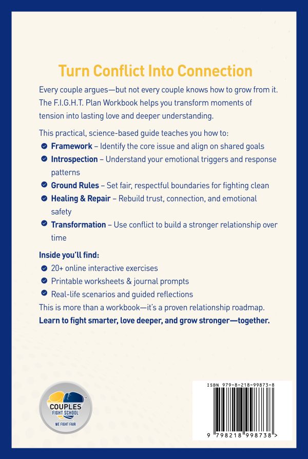 The F.I.G.H.T. Plan: A Revolutionary Couples' Communication and Conflict Resolution Workbook - Image 5