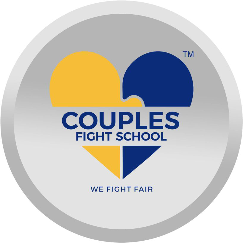 Couple fight logo