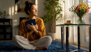 Woman journaling about attachment style