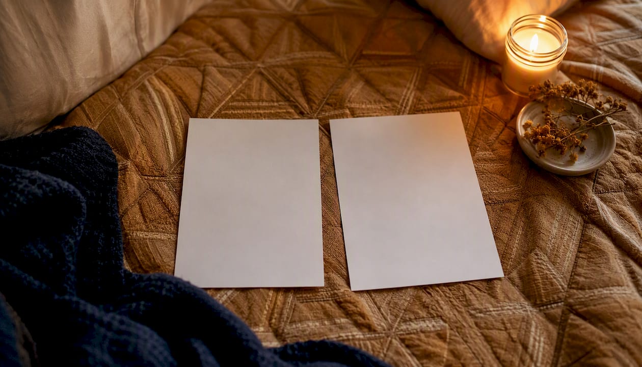 Handwritten notes from weekly rebuilding ritual