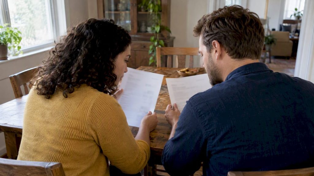 Couple comparing couples workshop costs